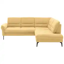 XXXLutz Ecksofa in Webstoff Gelb Angebot