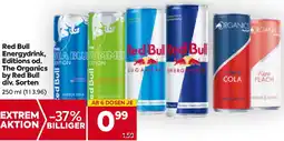 Billa Red Bull Energydrink Editions od. The Organics by Red Bull 250ml Angebot
