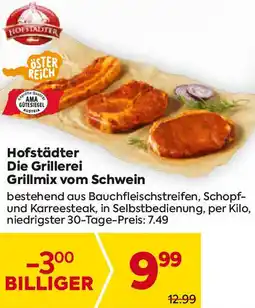 Billa Hofstädter Die Grillerei Grillmix vom Schwein Angebot