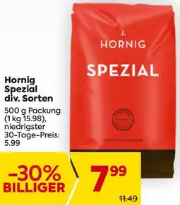 Billa Hornig Spezial 500g Angebot