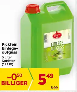 Pickfein Einlege- aufguss 5 Liter