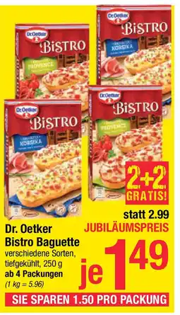 Maximarkt Dr. Oetker Bistro Baguette 250g Angebot