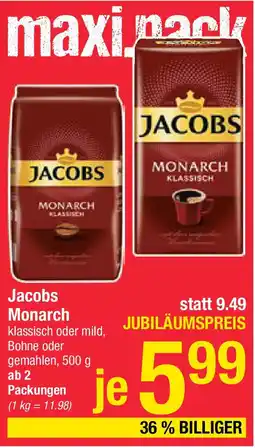 Maximarkt Jacobs Monarch 500g Angebot