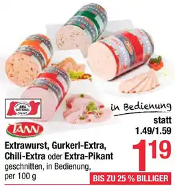 Maximarkt Extrawurst, Gurkerl-Extra, Chili-Extra oder Extra-Pikant 100g Angebot