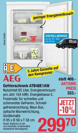 Maximarkt Gefrierschrank Angebot