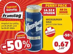 PENNY WIESELBURGER GOLD Angebot
