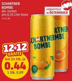 PENNY SCHARTNER BOMBE 0.33 Liter Angebot