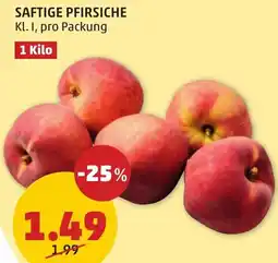 PENNY SAFTIGE PFIRSICHE 1 Kilo Angebot