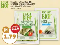 PENNY FETA od. GRIECHISCHER SCHAFMISCHKÄSE KRÄUTER 135g/150g Angebot
