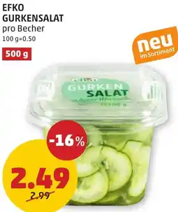 PENNY EFKO GURKENSALAT 500g Angebot