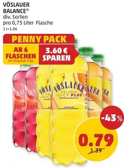 PENNY VÖSLAUER BALANCE 0.75 LIter Angebot