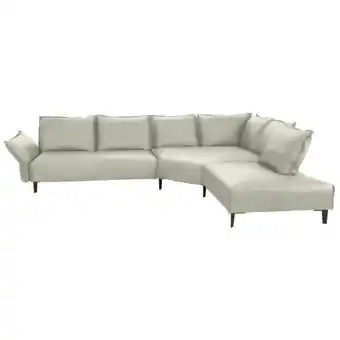 XXXLutz Ecksofa in Echtleder Weiß Angebot