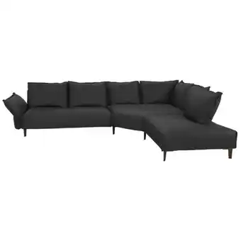 XXXLutz Ecksofa in Echtleder Graphitfarben Angebot