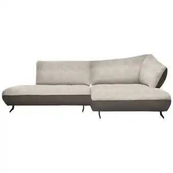 XXXLutz Ecksofa in Webstoff, Struktur Sandfarben, Beige Angebot