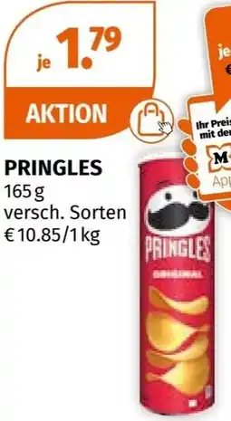 Müller PRINGLES 165g Angebot