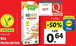 Lidl Vemondo Bio Haferdrink 1L Angebot