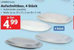 Lidl Aufschnittbox, 4 Stück Angebot