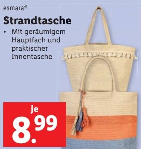 Strandtasche lidl Outlet