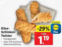 Lidl Käse- Schinken- Twister Angebot