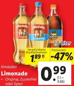 Lidl Almdudler Limonade 1.5L Angebot
