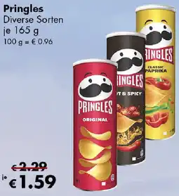 Pringles Diverse Sorten je 165 g