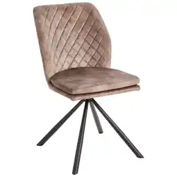XXXLutz Stuhl in Eisen Samt Angebot