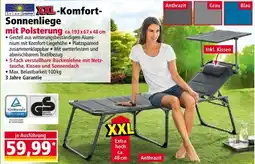 Norma XXL-Komfort Sonnenliege Angebot