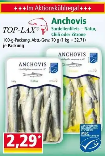 Norma ANCHOVIS Angebot
