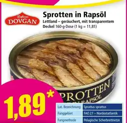 Norma Sprotten in Rapsöl Angebot