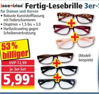 Norma Fertig Lesebrille Angebot