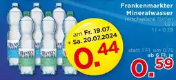 Unimarkt Frankenmarkter Mineralwasser Angebot