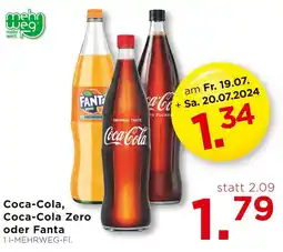 Unimarkt Coca-Cola Zero oder Fanta Angebot