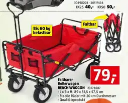 Bauhaus Faltbarer Bollerwagen BEACH WAGGON Angebot