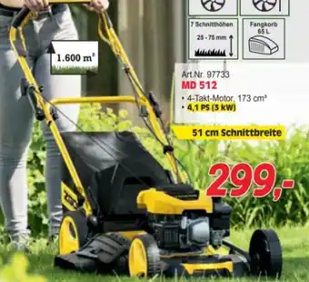 Zgonc Benzin-Rasenmäher MD 512 Angebot