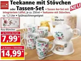 Norma Teekanne Mit Stövchen Oder Tassen-Set Angebot