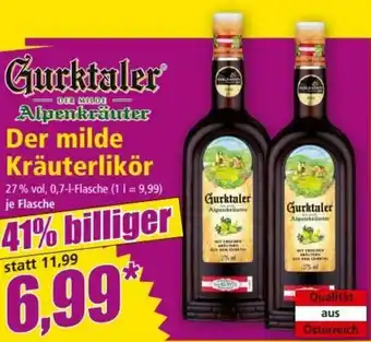 Norma Del Milde Kräuterlikör Angebot