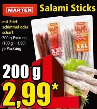 Norma Salami Sticks 200g Angebot