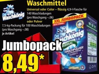 Norma Waschmittel Angebot
