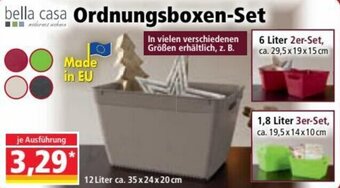 Norma Ordnungsboxen-Set Angebot