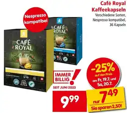 Interspar Café Royal Kaffeekapseln Angebot