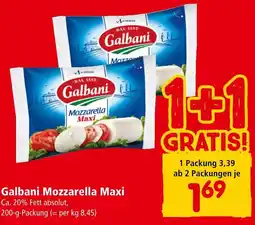 Interspar Galbani Mozzarella Maxi Angebot