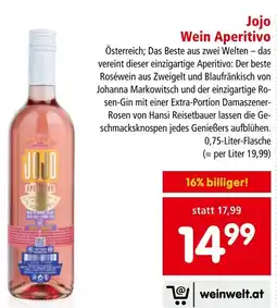 Interspar Jojo Wein Aperitivo Angebot