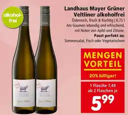 Interspar Landhaus Mayer Grüner Veltliner alkoholfrei Angebot