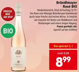 Interspar Bründlmayer Rosé BIO Angebot