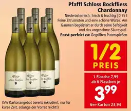 Interspar Pfaffl Schloss Bockfliess Chardonnay Angebot