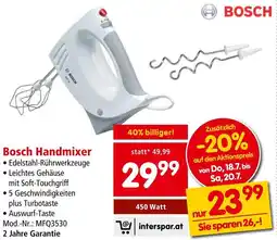 Interspar Bosch Handmixer Angebot