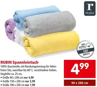 Interspar RUBIN Spannleintuch Angebot
