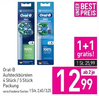 Sutterlüty Oral-B Aufsteckbürsten Angebot