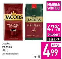 Sutterlüty Jacobs Monarch 500g Angebot