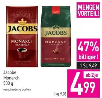 Sutterlüty Jacobs Monarch 500g Angebot